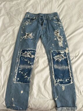 Vintage-Inspired Distressed LF “First of a Kind” Jeans
